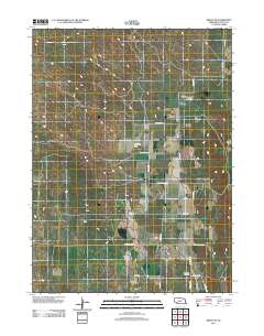 Brady NE 2011 topographic map thumbnail