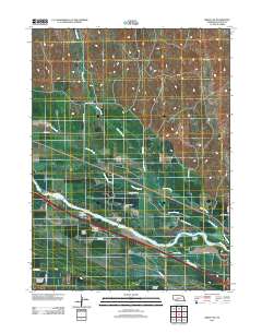 Brady SW 2011 topographic map thumbnail