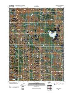 Carson Lake 2011 topographic map thumbnail