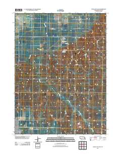 David City East 2011 topographic map thumbnail