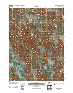 Broken Bow NE 2011 topographic map thumbnail