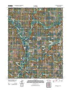 Barneston 2011 topographic map thumbnail