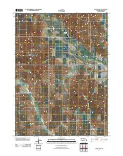 Albion West 2011 topographic map thumbnail
