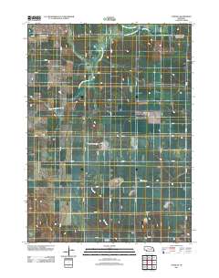 Cornlea 2011 topographic map thumbnail