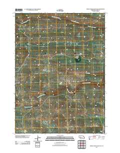 Dismal River Ranch SW 2011 topographic map thumbnail