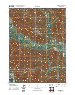 Eddyville NW 2011 topographic map thumbnail