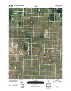 Gandy SW 2011 topographic map thumbnail
