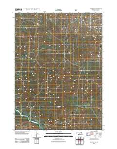 Dunning NW 2011 topographic map thumbnail