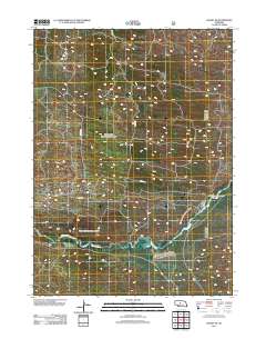 Halsey SE 2011 topographic map thumbnail
