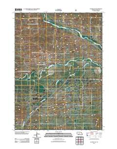 Dunning SW 2011 topographic map thumbnail