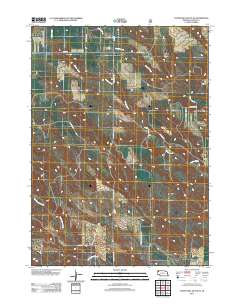 Coffee Mill Butte SE 2011 topographic map thumbnail