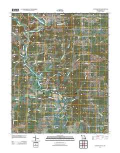 Doniphan South 2012 topographic map thumbnail