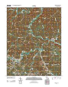Eminence 2012 topographic map thumbnail