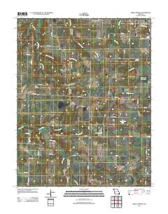 Jerico Springs 2011 topographic map thumbnail