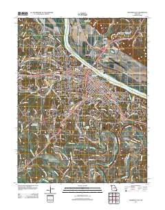 Jefferson City 2011 topographic map thumbnail