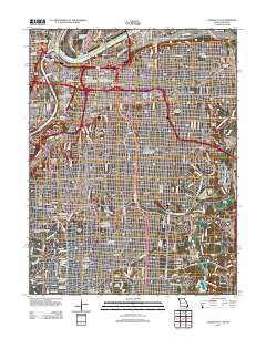 Kansas City 2012 topographic map thumbnail