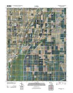 Hornersville 2012 topographic map thumbnail