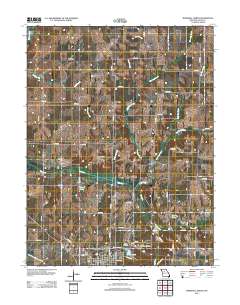 Marshall North 2012 topographic map thumbnail