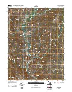 Hilldale 2012 topographic map thumbnail