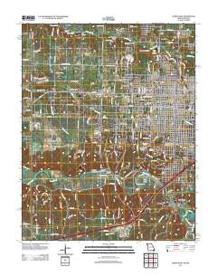 Joplin West 2011 topographic map thumbnail