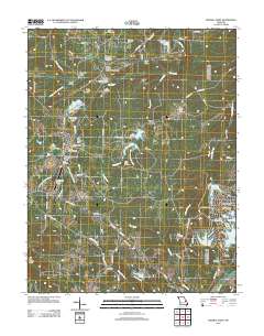 Mineral Point 2012 topographic map thumbnail
