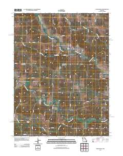 Nelsonville 2012 topographic map thumbnail