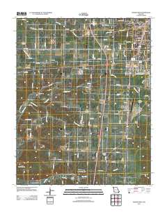 Neosho West 2012 topographic map thumbnail