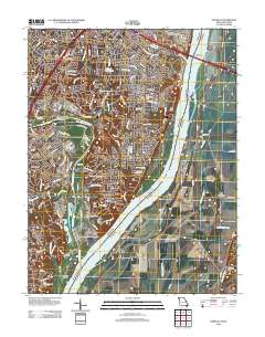 Oakville 2012 topographic map thumbnail