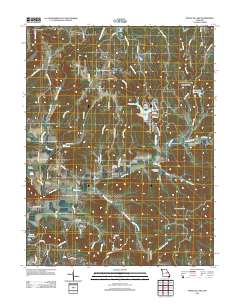 Pinnacle Lake 2012 topographic map thumbnail