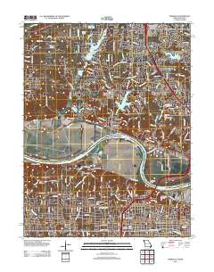 Parkville 2012 topographic map thumbnail