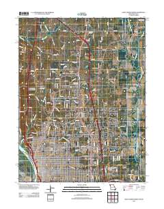 Saint Joseph North 2012 topographic map thumbnail