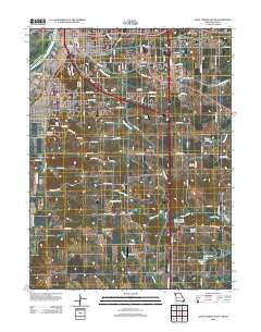 Saint Joseph South 2012 topographic map thumbnail