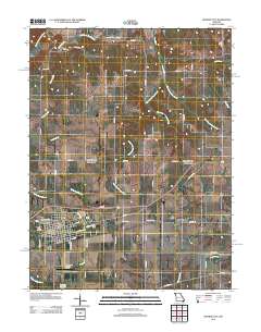 Monroe City 2012 topographic map thumbnail