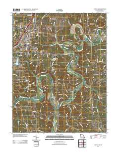 Saint Clair 2012 topographic map thumbnail