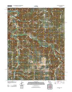 Weaubleau 2011 topographic map thumbnail