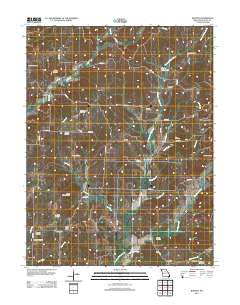 Burton 2012 topographic map thumbnail