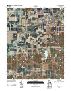 Advance 2012 topographic map thumbnail