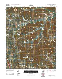 Cape Girardeau NE 2012 topographic map thumbnail