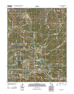 Cabool NW 2011 topographic map thumbnail