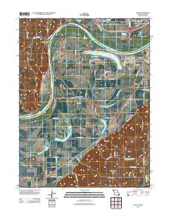 Halls 2012 topographic map thumbnail