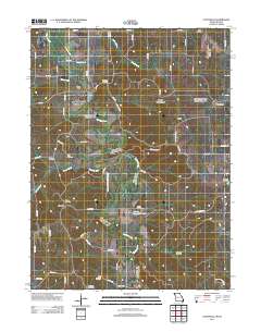 Coatsville 2012 topographic map thumbnail
