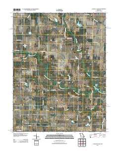 Vandalia Lake 2012 topographic map thumbnail