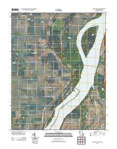 Wolf Island 2012 topographic map thumbnail