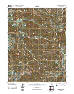 Westphalia East 2012 topographic map thumbnail