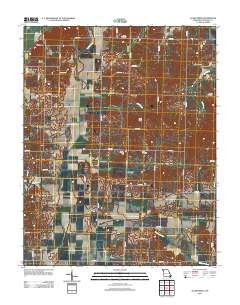 Acorn Ridge 2012 topographic map thumbnail