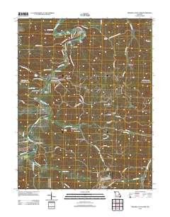 Meramec State Park 2012 topographic map thumbnail