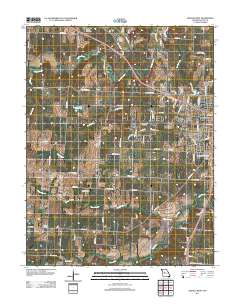 Sedalia West 2011 topographic map thumbnail