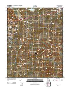 Dillon 2012 topographic map thumbnail