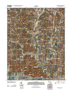 Gordonville 2012 topographic map thumbnail