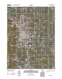 Kirksville 2012 topographic map thumbnail